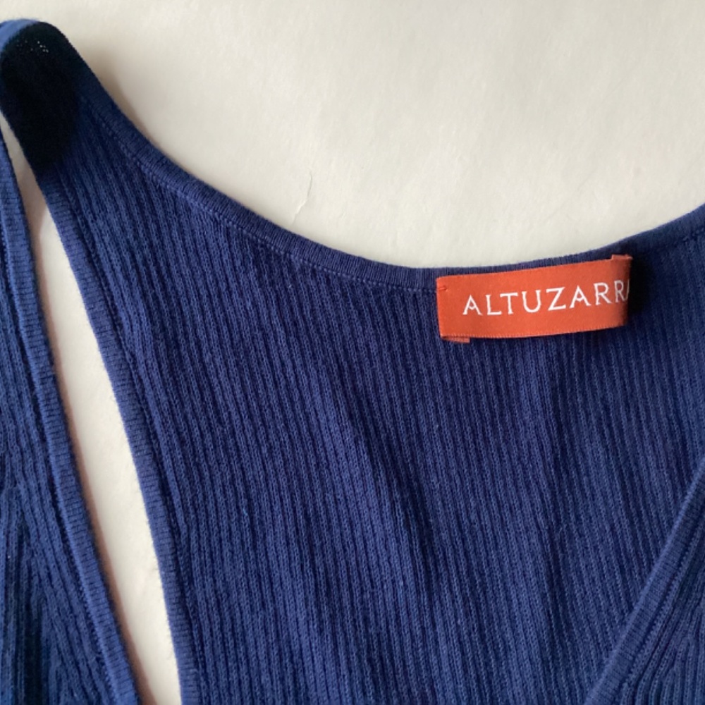 Altuzarra hikaru knit tank top berry/ blue L - Picture 6 of 7